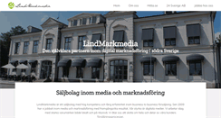 Desktop Screenshot of lindmarkmedia.se